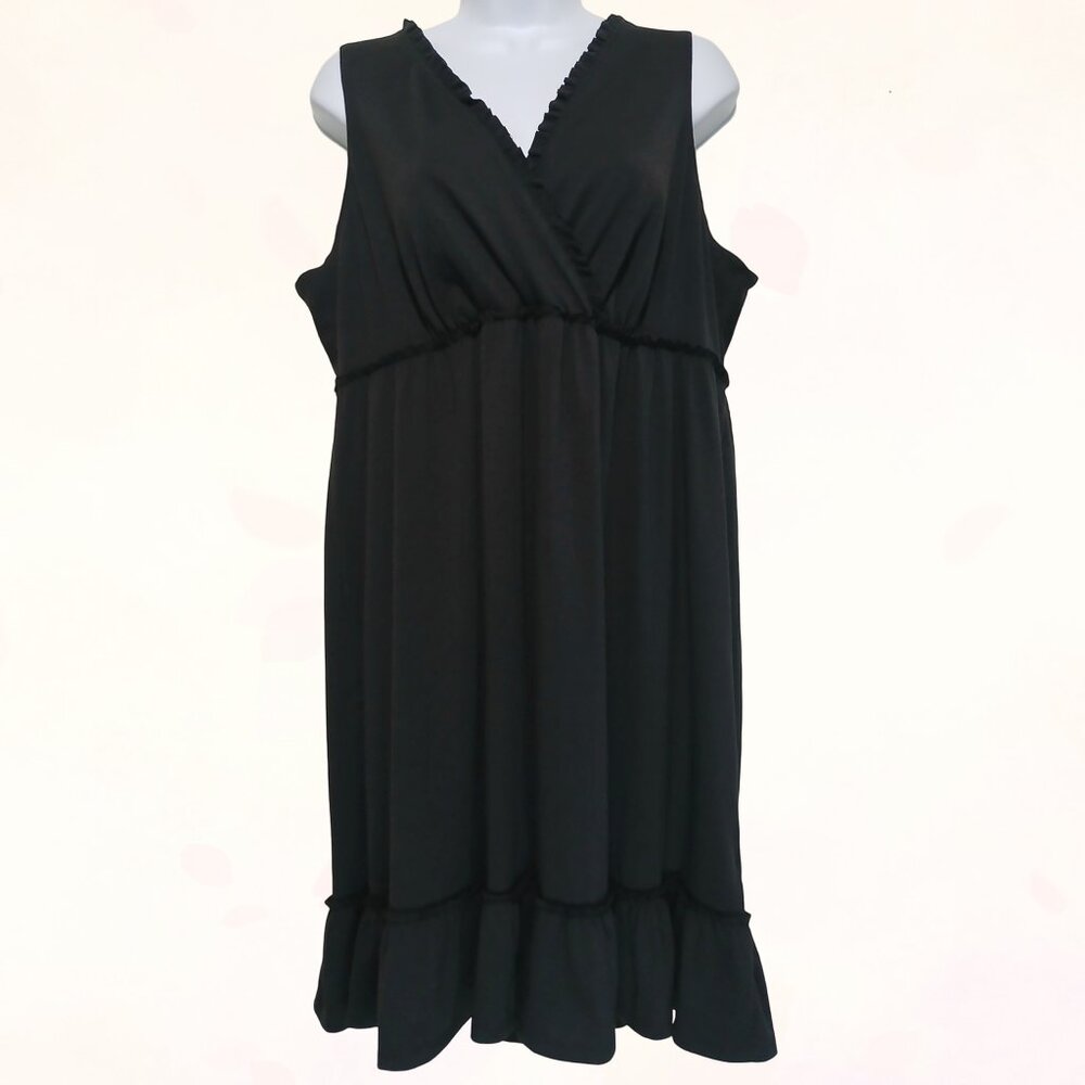 NWT Oh Baby by Motherhood Kohl's Black Women Sleeveless A-Line Sleepwear Size XL